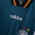 Vintage 1996 Germany Away Retro Soccer Jersey - Euro 96 Champions Classic Green Football Shirt