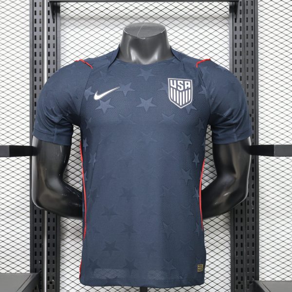 USA 2026/27 Away Player Jersey - "Star-Spangled" Navy/Red Elite Edition
