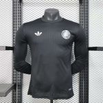 Germany National Team 125th Anniversary Black Long Sleeve Player Version Football Jersey
