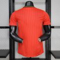 Belgium Retro Special Edition Red Soccer Jersey - Image 4