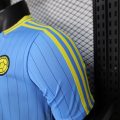 Colombia Retro Special Edition Blue Soccer Jersey - Image 4