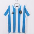 Argentina 1986 Home Retro Football Jersey – Sky Blue/White