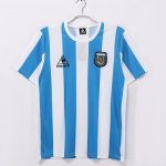 Argentina 1986 Home Retro Football Jersey – Sky Blue/White