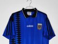 Argentina 1994 Away Retro Football Jersey – Blue - Image 3