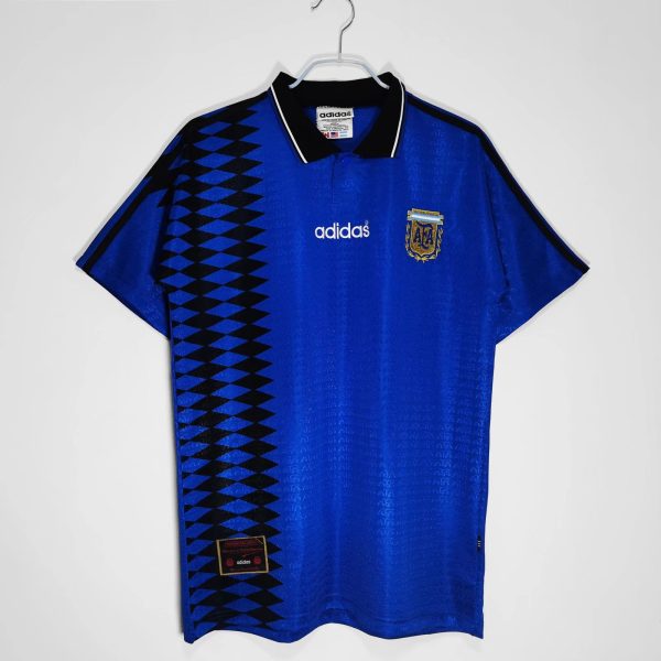 Argentina 1994 Away Retro Football Jersey – Blue