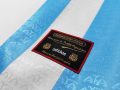 1996-97 Argentina Home Retro Soccer Jersey Sky Blue White - Image 7