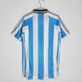 Argentina 1998-99 Home Retro Jersey – Sky Blue/White - Image 2