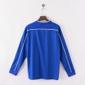 Brazil 1998 Away Long Sleeve Retro Jersey – Blue - Image 8