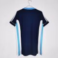 Argentina 1998 Away Retro Football Jersey – Navy Blue - Image 2