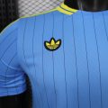 Colombia Retro Special Edition Blue Soccer Jersey - Image 3