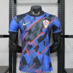 Croatia 2026 Special Edition Blue Graphic Player Version Soccer Jersey