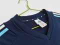 Argentina 2002 Away Retro Football Jersey – Navy Blue - Image 3