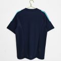 Argentina 2002 Away Retro Football Jersey – Navy Blue - Image 2