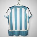 Argentina 2006 Home Retro Football Jersey – Sky Blue/White - Image 2