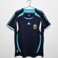 Argentina 2006 Away Retro Football Jersey – Navy Blue