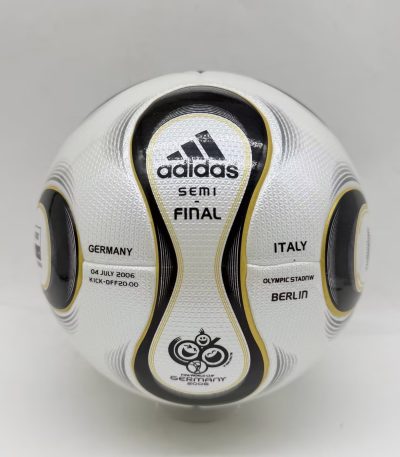 2006 Germany World Cup "+Teamgeist Berlin" Soccer Ball - Gold/White Luxury Match Ball (Size 5)