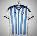Argentina 2014 Home Retro Football Jersey – Sky Blue/White