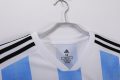 2018 Argentina Home Retro Soccer Jersey Sky Blue White - Image 2