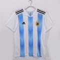 2018 Argentina Home Retro Soccer Jersey Sky Blue White