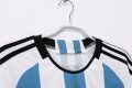 2022 Argentina Home Retro Soccer Jersey Sky Blue White - Image 2