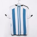 2022 Argentina Home Retro Soccer Jersey Sky Blue White - Image 6