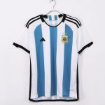 2022 Argentina Home Retro Soccer Jersey Sky Blue White