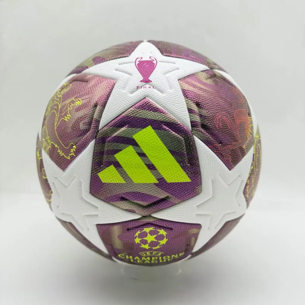 2026 Champions League Final Official Design Soccer Ball - Budapest "Purple Diamond" Premium Match Ball (Size 5)