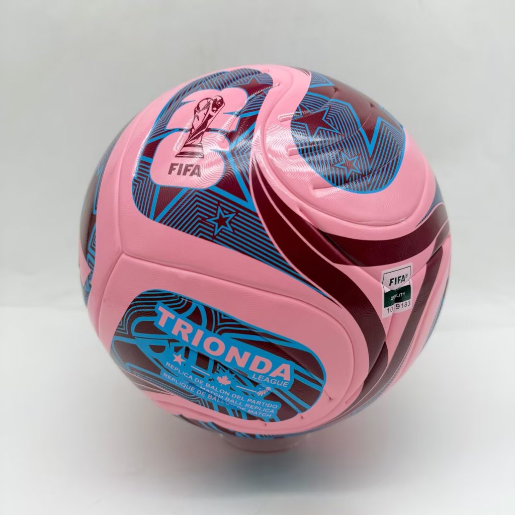 2026 World Cup Pink Special Edition Soccer Ball - High-Elastic Training Match Ball (Size 5)