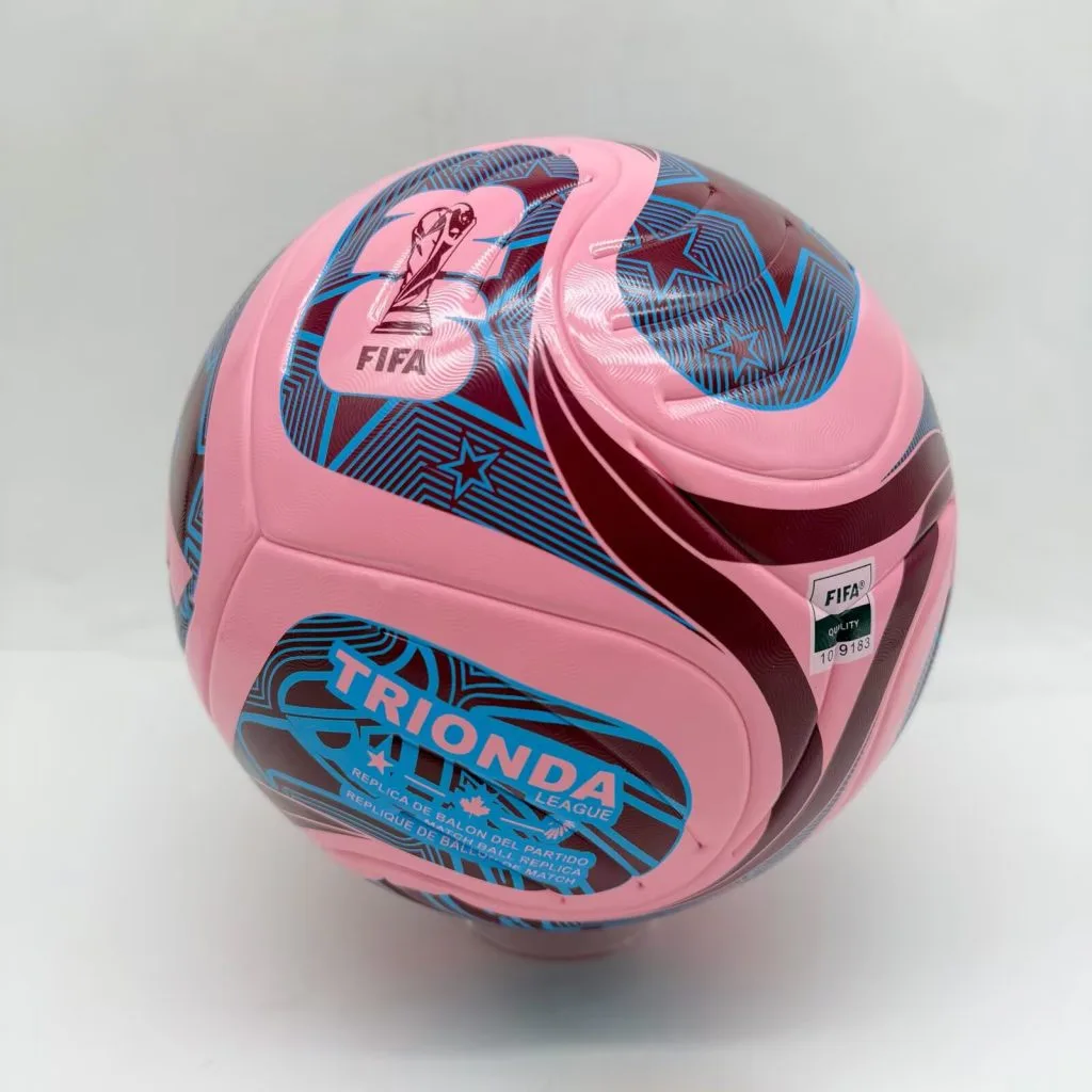 2026 World Cup Pink Special Edition Soccer Ball - High-Elastic Training Match Ball (Size 5)