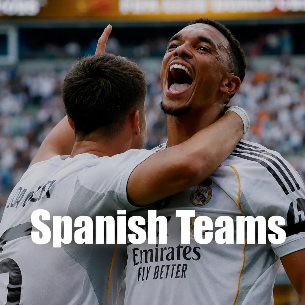 Spanish football teams jerseys category image