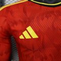 Belgium 2026 Home Long Sleeve Soccer Jersey - Image 4
