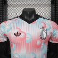 Belgium 2026 Away Blue Pink Soccer Jersey - Image 7