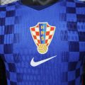 Croatia 2026 Away Blue Checker Player Version Soccer Jersey - Image 7