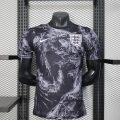 England 2026 Special Edition Black Graphic Player Version Soccer Jersey
