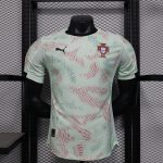Portugal 2026 Pre-Match Player Version Soccer Jersey – Mint Green