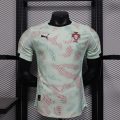 Portugal 2026 Pre-Match Player Version Soccer Jersey – Mint Green