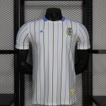 DR Congo Retro Special Edition White Pinstripe Soccer Jersey