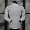 Mexico White Gold Long Sleeve Special Edition Player Version Soccer Jersey - Image 7