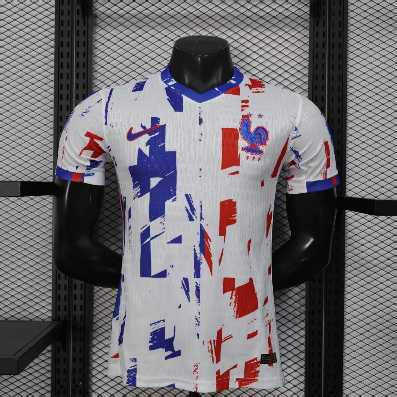 66e245d8 France 2026 Special Edition Tricolor Graphic Player Version Soccer Jersey - Image 1