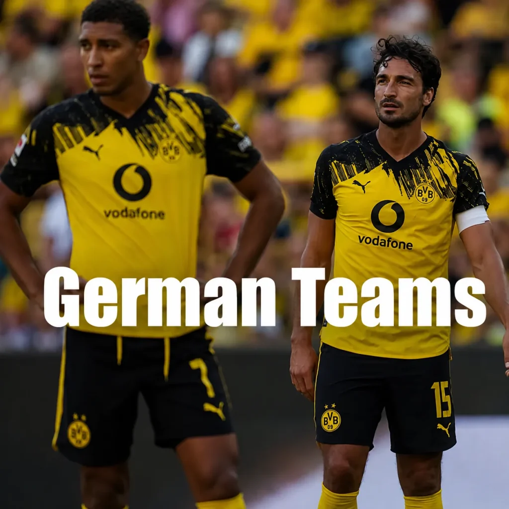 German football teams jerseys category image