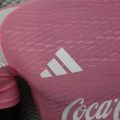 Argentina 2026 Pink Sponsor Training Player Version Soccer Jersey - Image 6