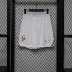 France 2026 Home Football Shorts – White/Metallic Copper