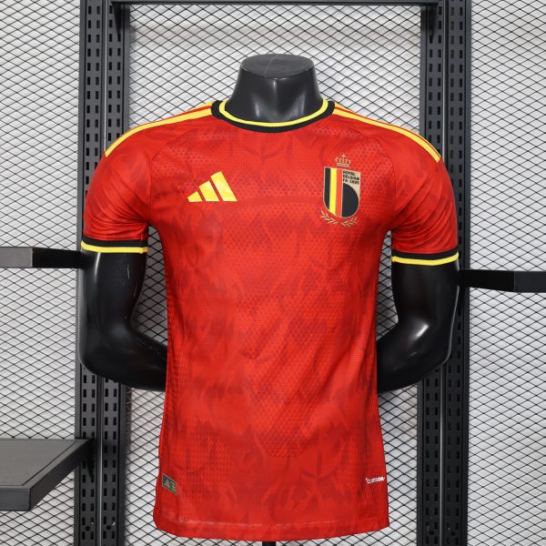 Belgium 2026 Home Climacool Player Version Soccer Jersey