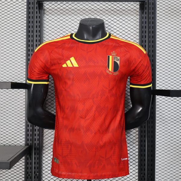 Belgium 2026 Home Climacool Player Version Soccer Jersey