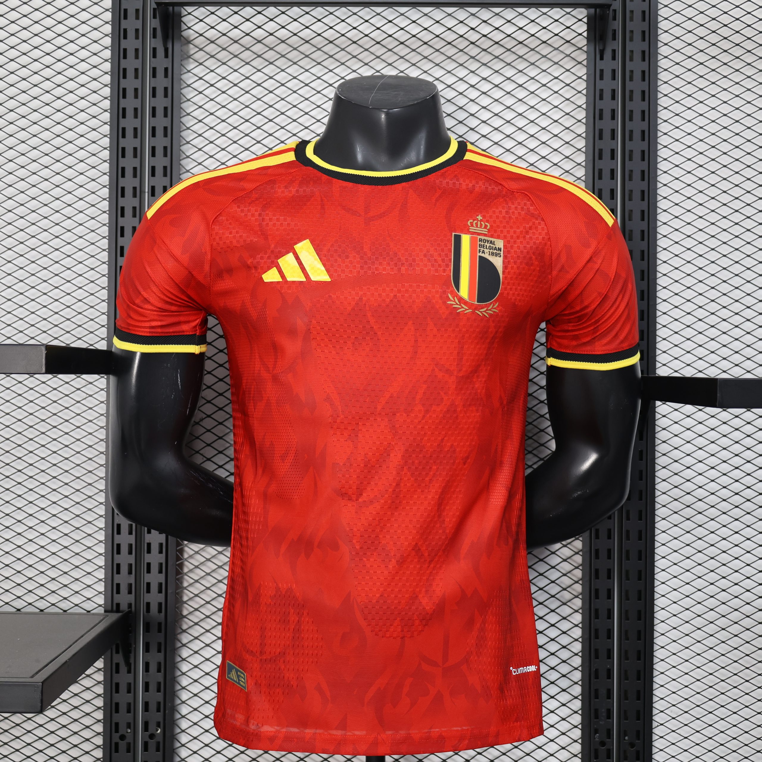 9b5dfd90 Belgium 2026 Home Climacool Player Version Soccer Jersey - Image 1
