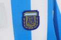 Argentina 1986 Home Long Sleeve Retro Jersey – Sky Blue/White - Image 3