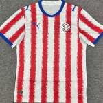 Paraguay 2026/27 Home Soccer Jersey - Red/White