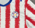 Paraguay 2026/27 Home Soccer Jersey - Red/White - Image 3