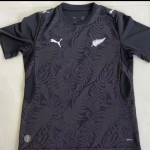 New Zealand 2026/27 Away Soccer Jersey - Black/Grey