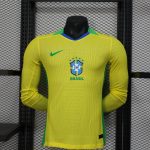 Brazil 2026 World Cup Home Long Sleeve Player Edition Jersey - Elite ADV Version